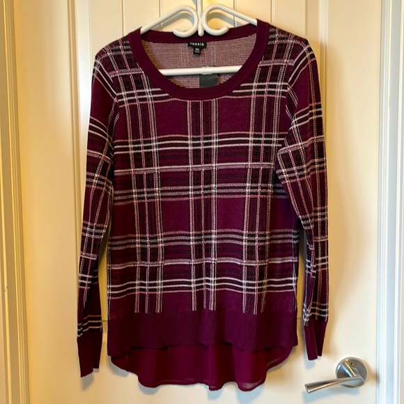 Plaid Torrid Sweater - Picture 2 of 4